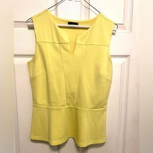 The Limited Sleeveless Top in lemon yellow Size S
